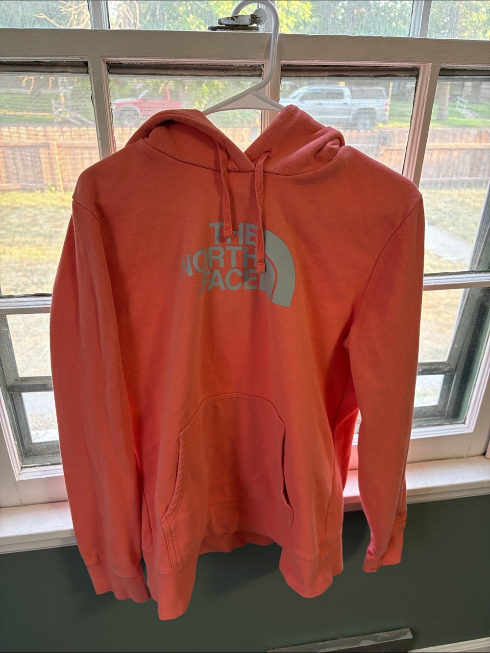 The North Face Coral Pink Pullover Hoodie